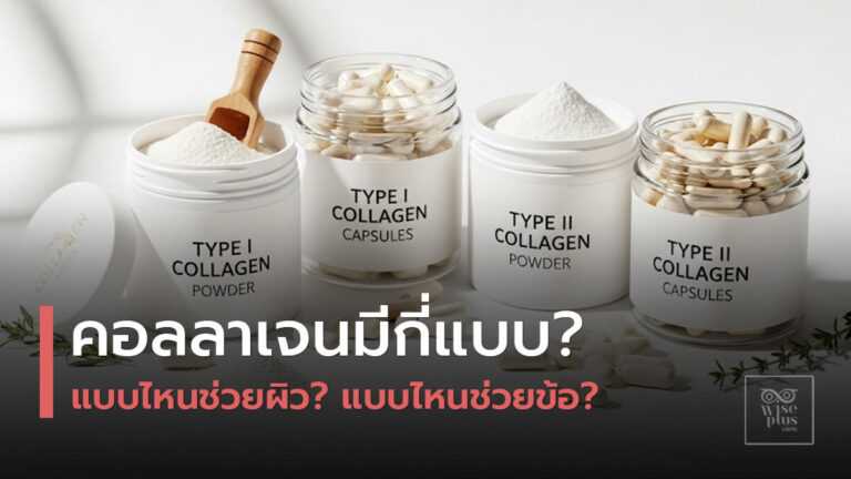 ชนิดของคอลลาเจนและประโยชน์ต่อผิวพรรณและข้อต่อ