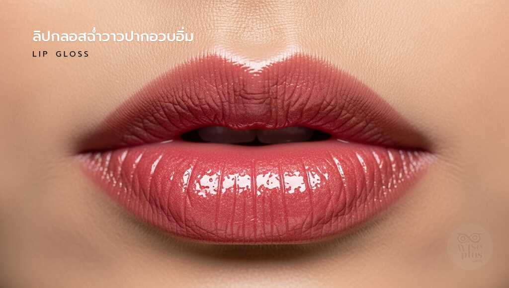 ลิปกลอสฉ่ำวาวปากอวบอิ่ม
