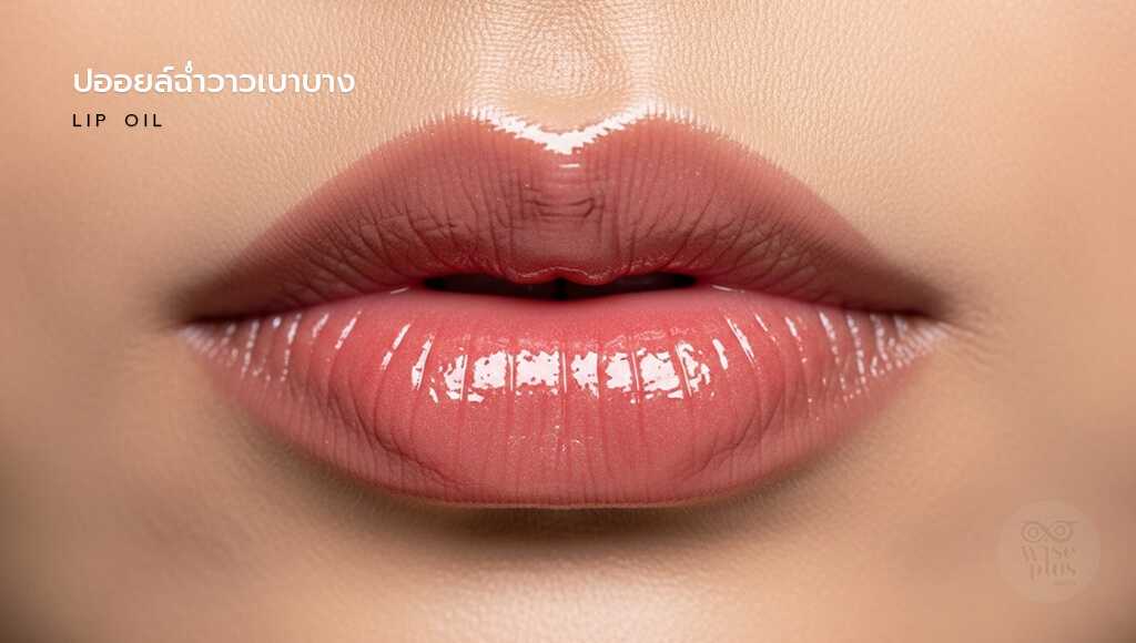 ลิปออยล์ฉ่ำวาวเบาบาง