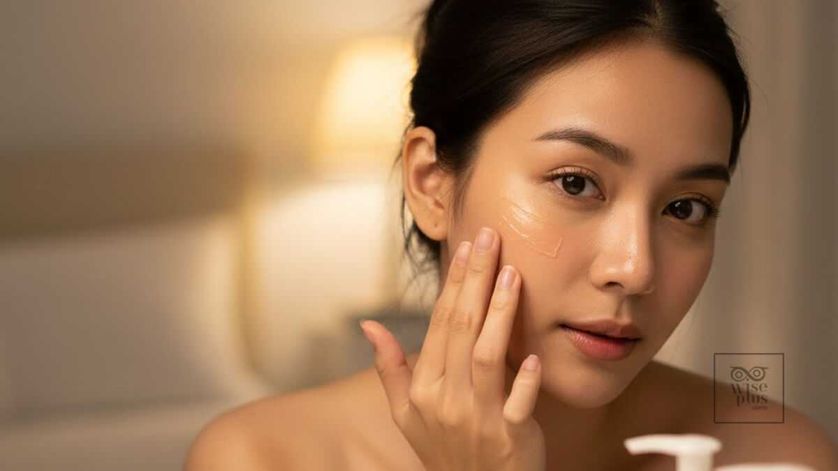 รูทีนทาปิโตรเลียมเจลลี่ล็อกความชุ่มชื้นตอนกลางคืน