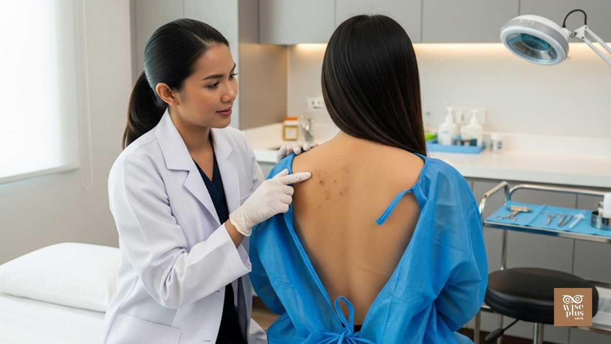 ปรึกษาแพทย์ผิวหนังเรื่องสิวที่หลัง