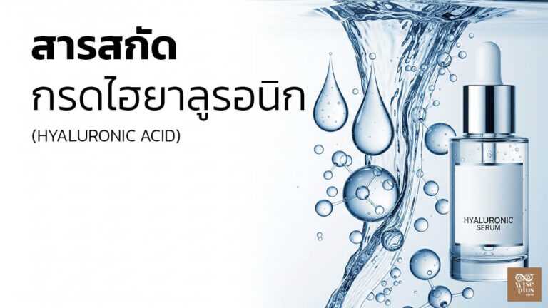 กรดไฮยาลูรอนิกเพิ่มความชุ่มชื้นผิว