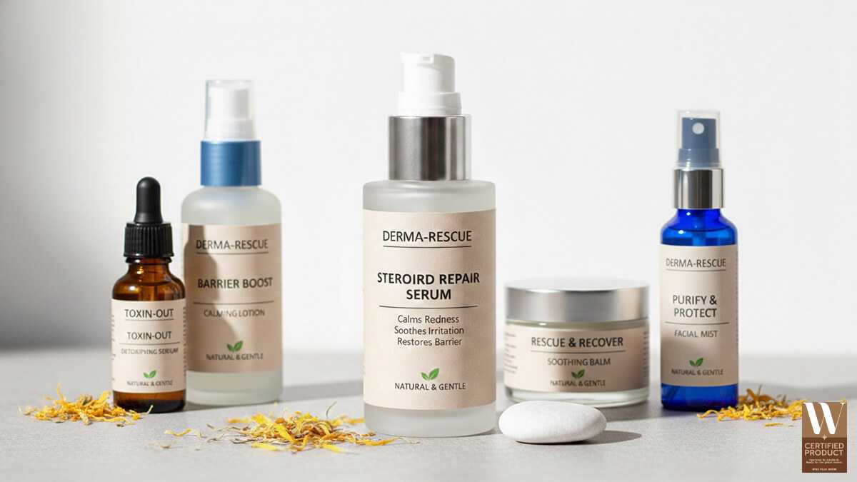 ผลิตภัณฑ์ที่ควรเลือกใช้เมื่อการติดสารสเตียรอยด์ที่ผิว