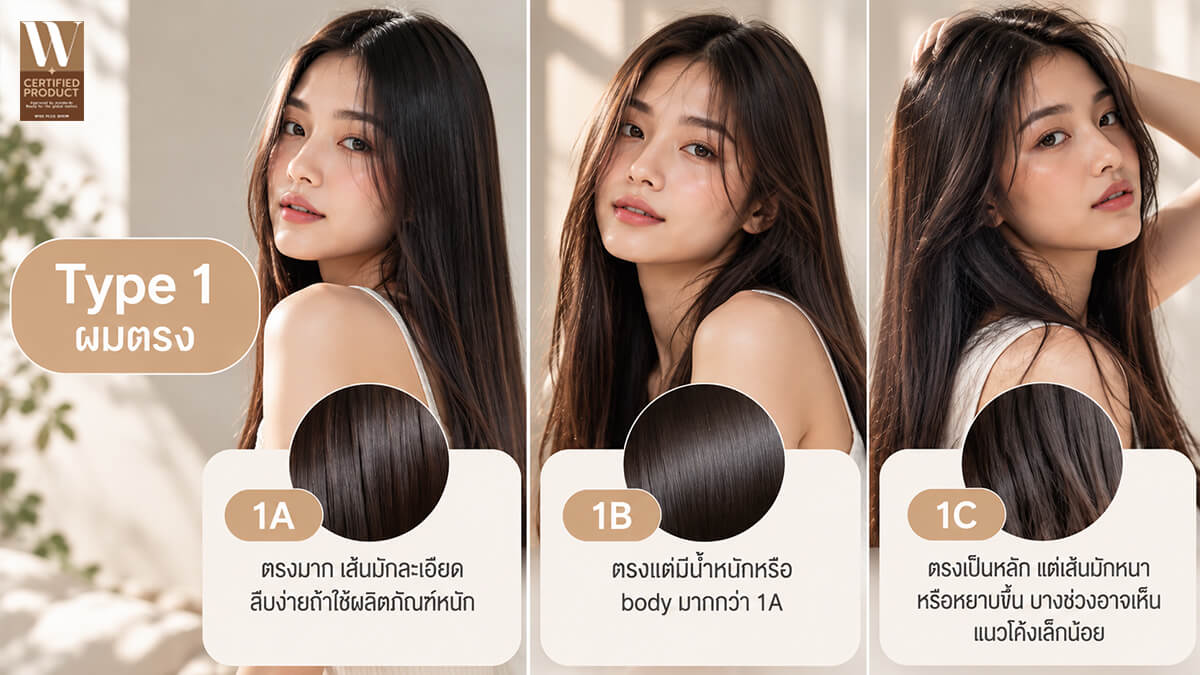 Type 1 ผมตรง