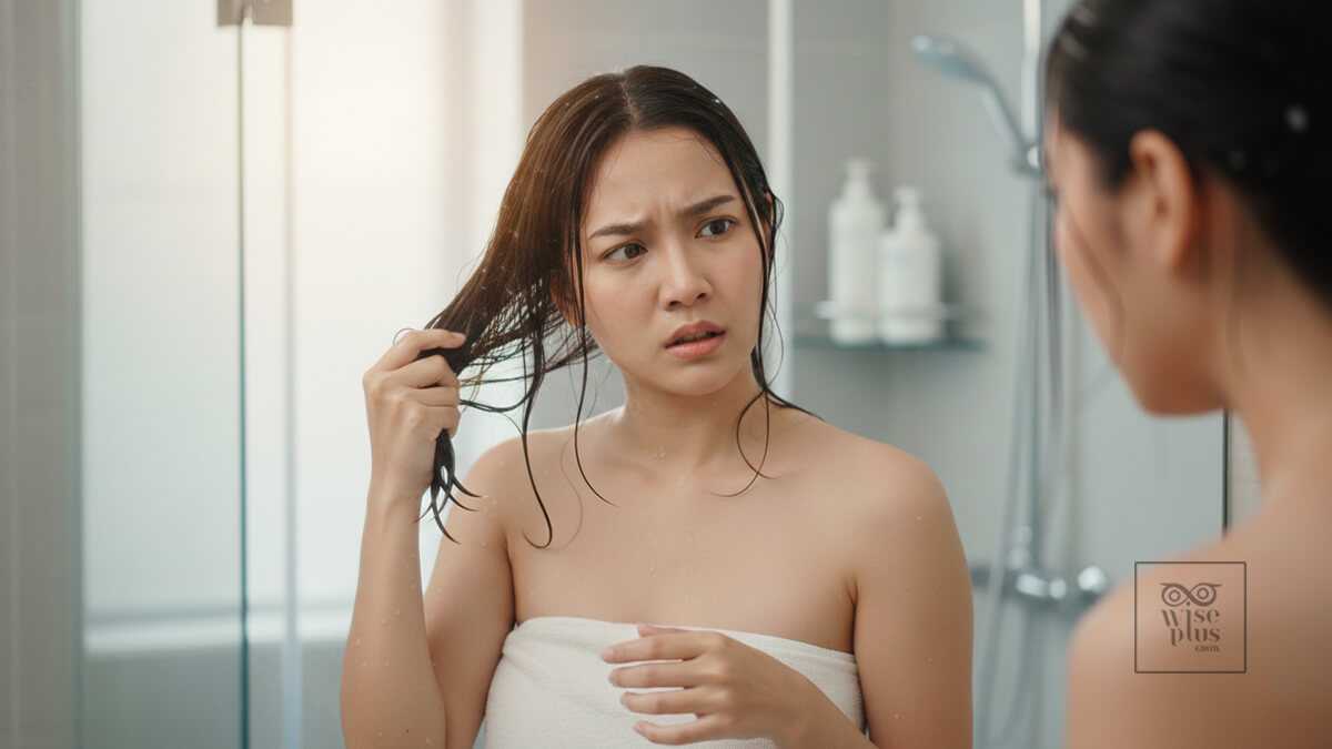 การเป่าผมด้วยลมอ่อนเพื่อลดผมเสีย