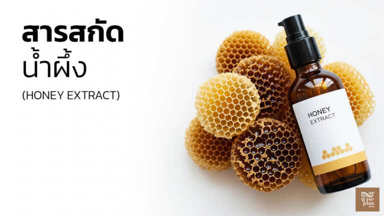 สารสกัดน้ำผึ้งเพื่อผิวชุ่มชื้นและปลอบประโลม