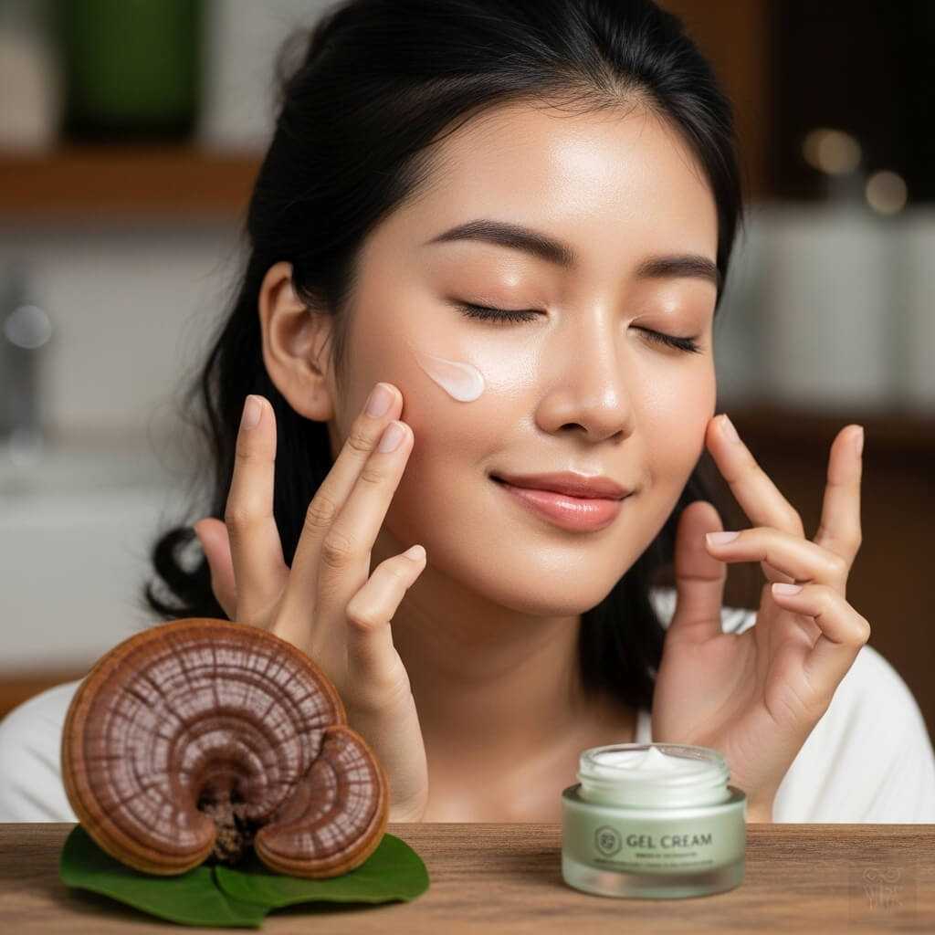 สารสกัดเห็ดหลินจือช่วยเพิ่มความชุ่มชื้นผิว