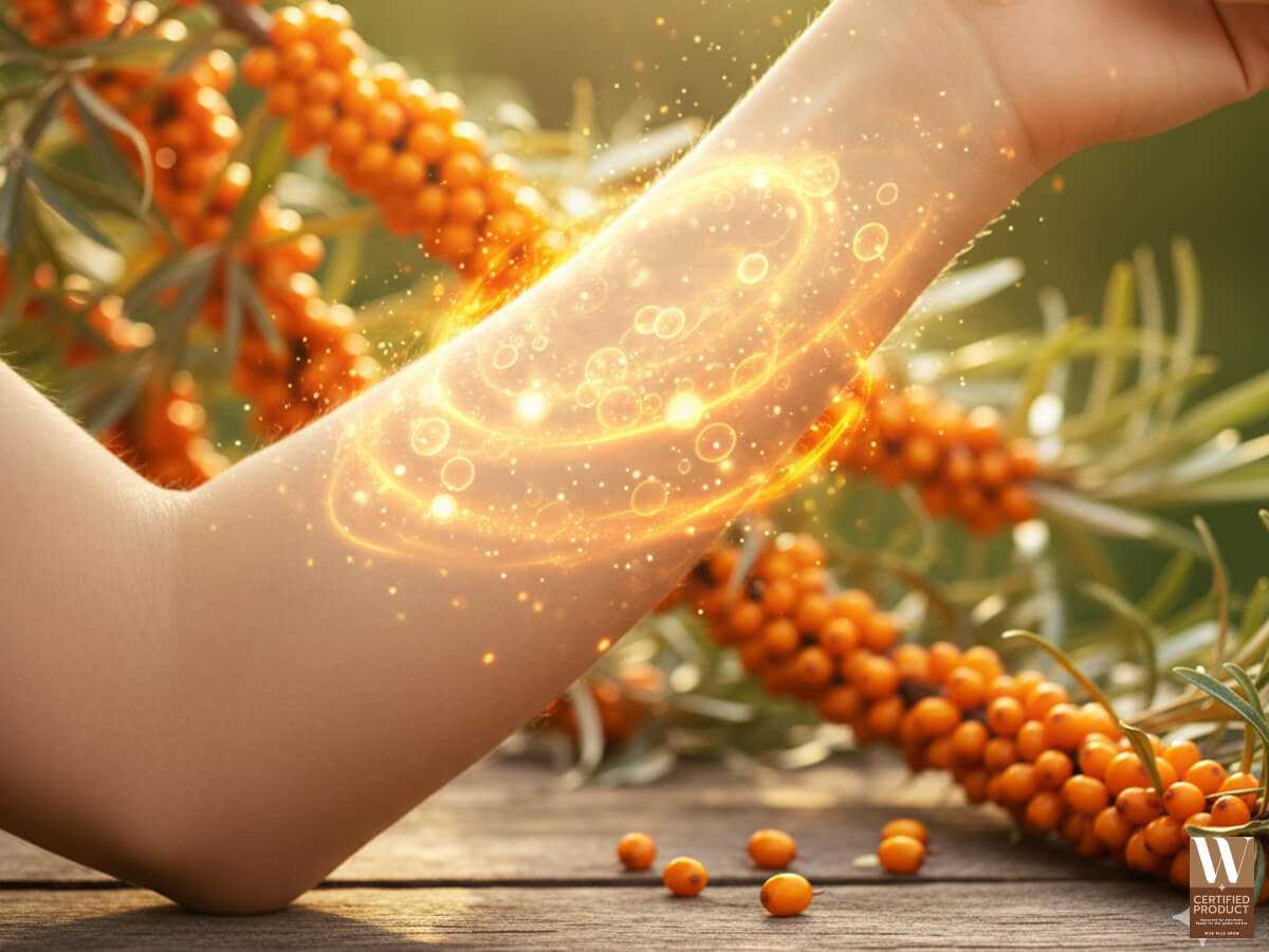 ซีบัคธอร์นมีฤทธิ์ต้านอนุมูลอิสระและช่วยชะลอวัยผิว