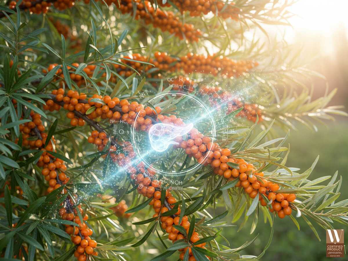 ซีบัคธอร์นช่วยควบคุมน้ำตาลในเลือดและเสริมการทำงานของเมตาบอลิซึม