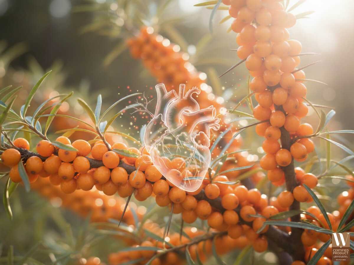 ซีบัคธอร์นช่วยบำรุงหัวใจและลดระดับคอเลสเตอรอลในเลือด