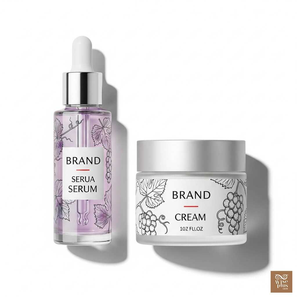 ผลิตภัณฑ์เซรั่มที่ใช้สารสกัดเมล็ดองุ่นจากยุโรป