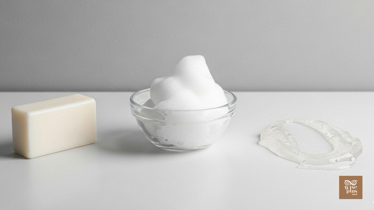 เปรียบเทียบสบู่โฟมและเจลล้างหน้าสำหรับผิวเป็นสิว