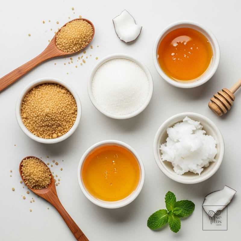 สูตร DIY สครับน้ำตาลจากน้ำตาลทรายแดง น้ำมันมะพร้าว และน้ำผึ้ง