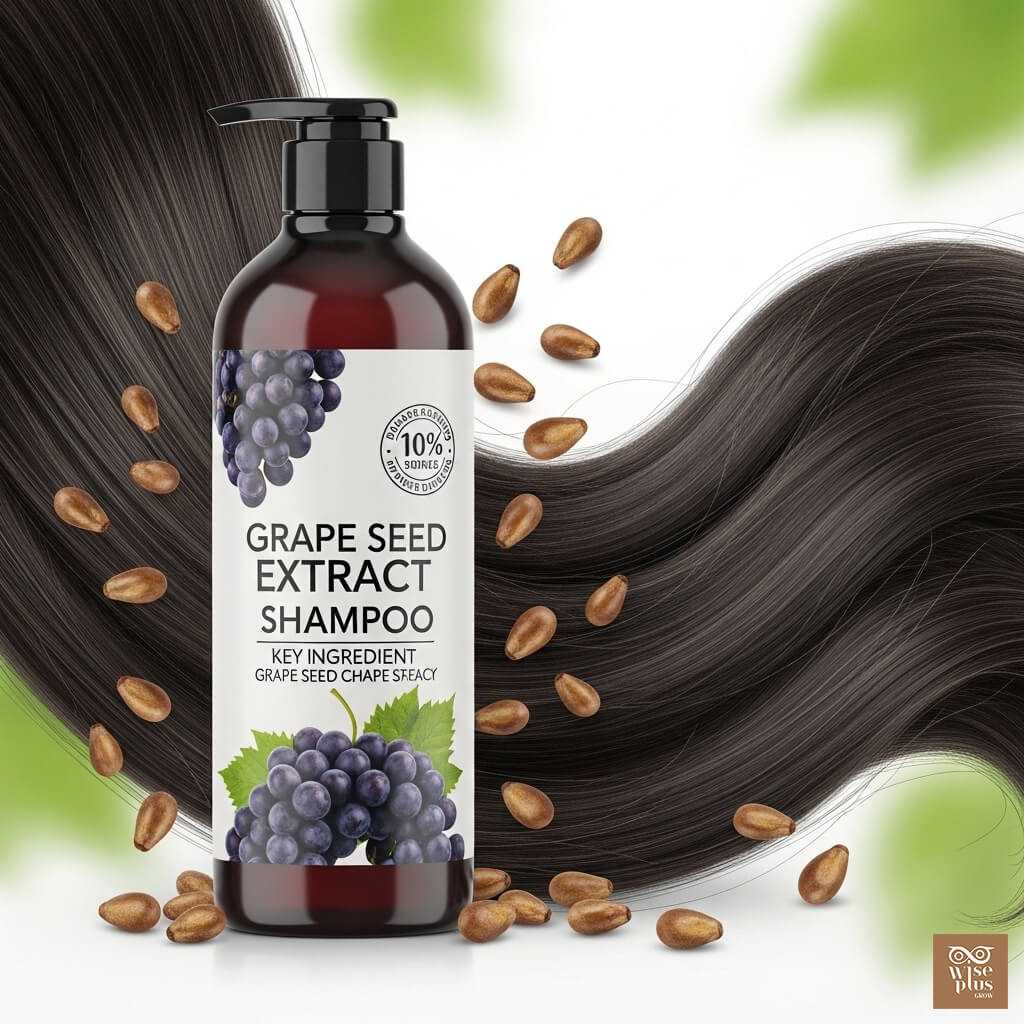 แชมพูอ่อนโยนจากสารสกัดเมล็ดองุ่น