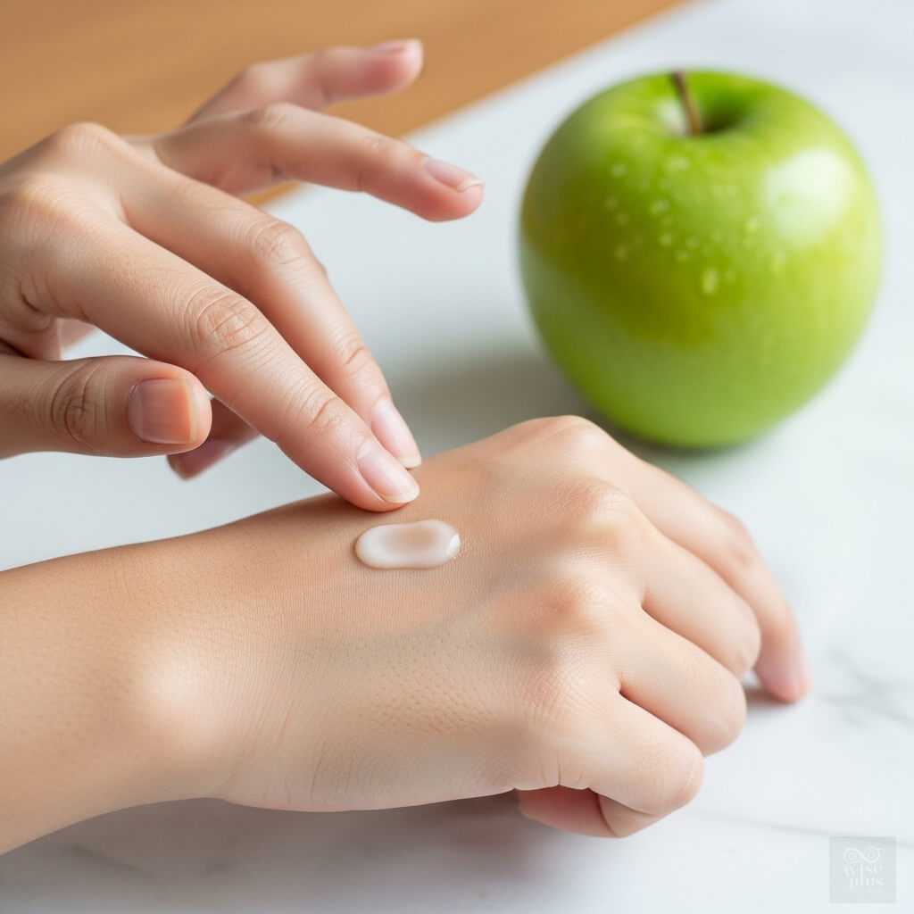 สารสกัดแอปเปิ้ลเขียวช่วยเพิ่มความชุ่มชื้นผิว