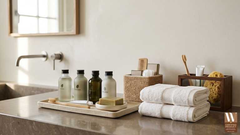 ของใช้ในห้องน้ำโรงแรมที่ดีไซน์สวย