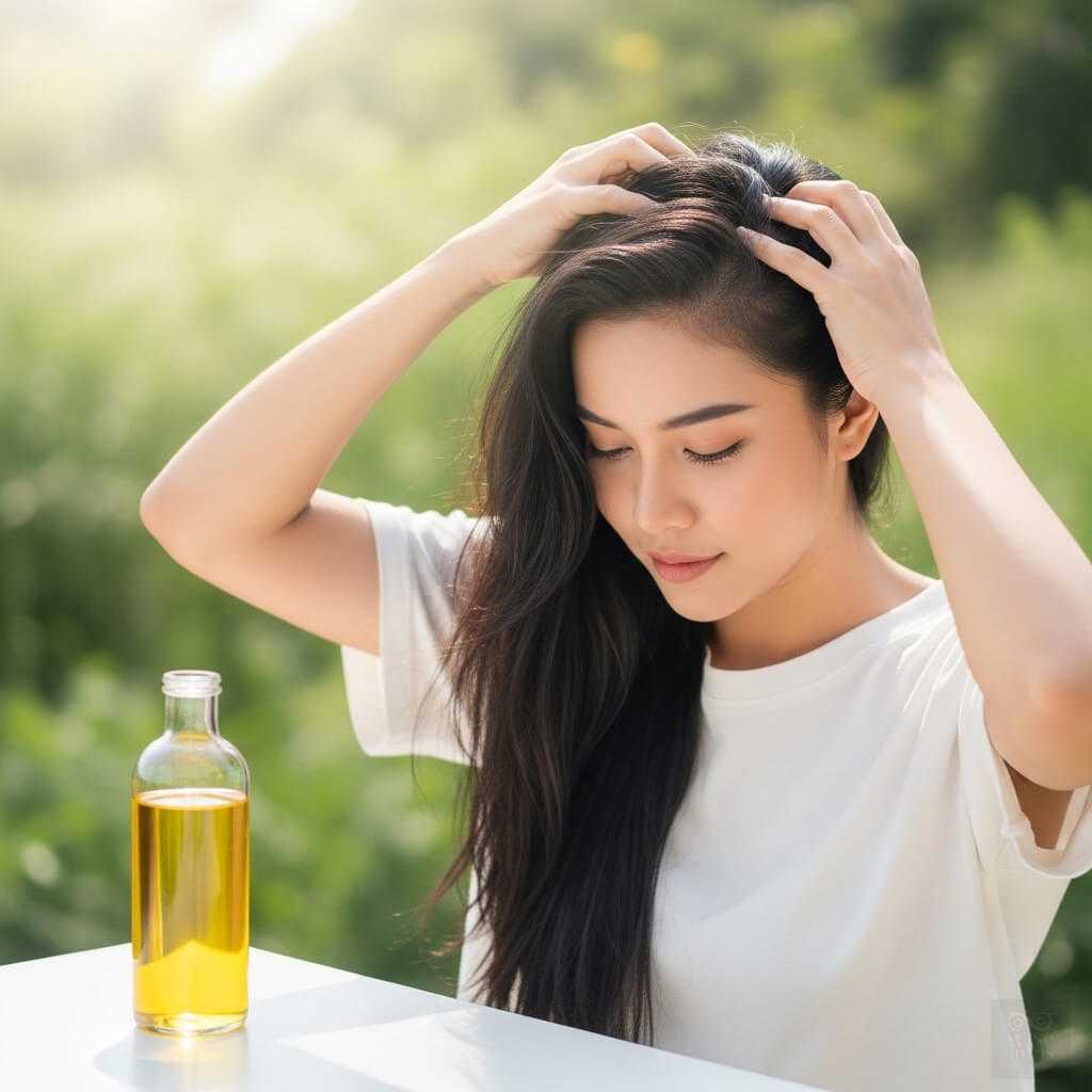 โจโจ้บาออยล์บำรุงเส้นผมและหนังศีรษะ