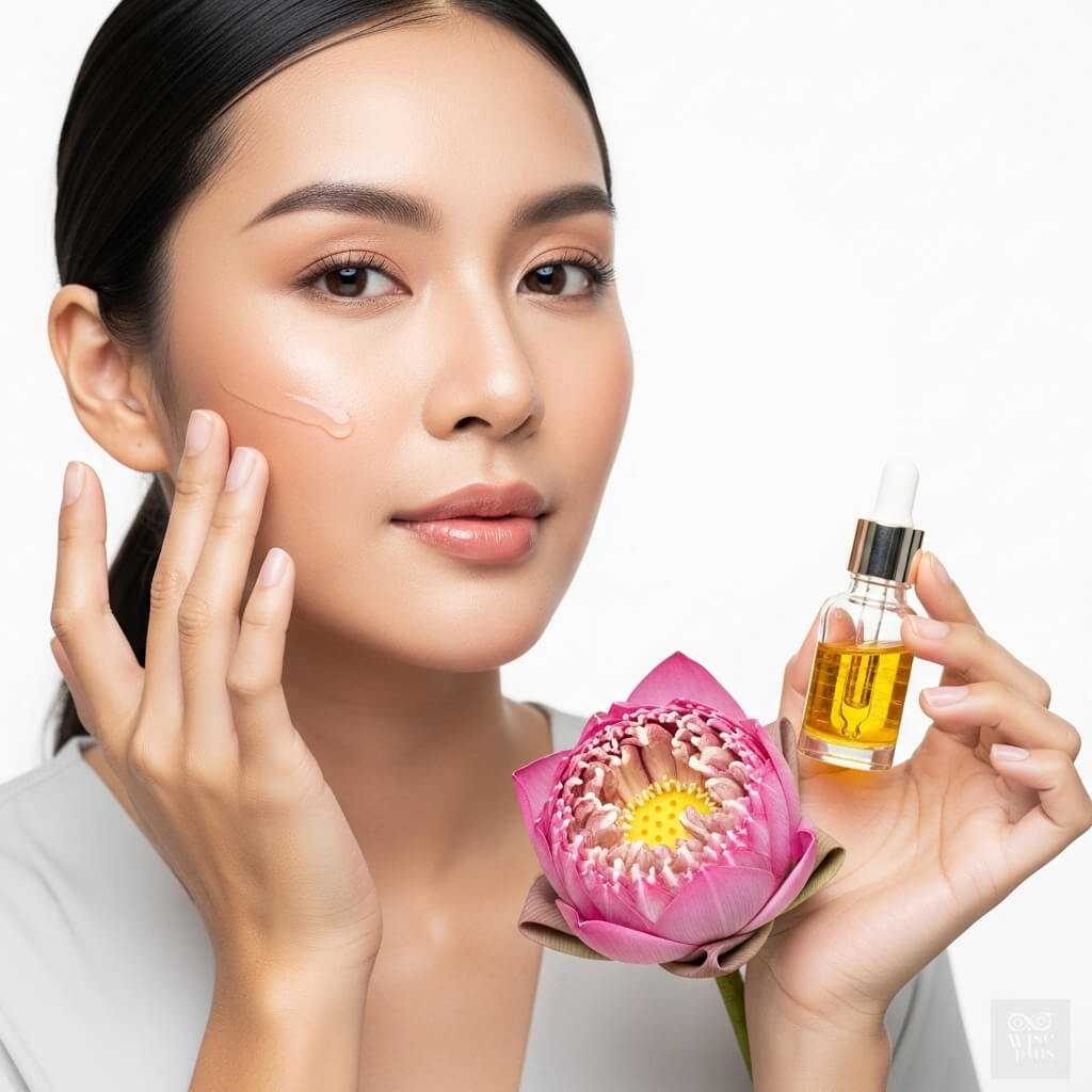 สารสกัดบัวหลวงฟื้นฟูผิวชุ่มชื้น