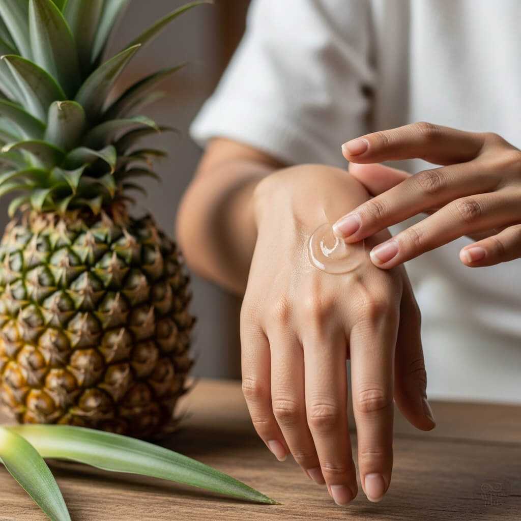 สารสกัดสับปะรดช่วยเพิ่มความชุ่มชื้นผิว