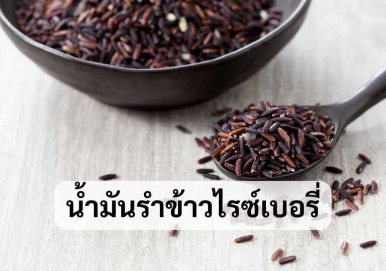 น้ำมันรำข้าวไรซ์เบอรี่