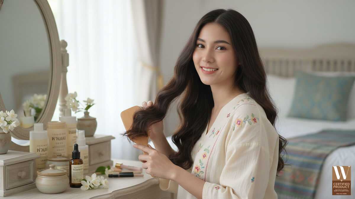 พื้นฐานการสระและบำรุงผมลอนให้สวยเป็นธรรมชาติ