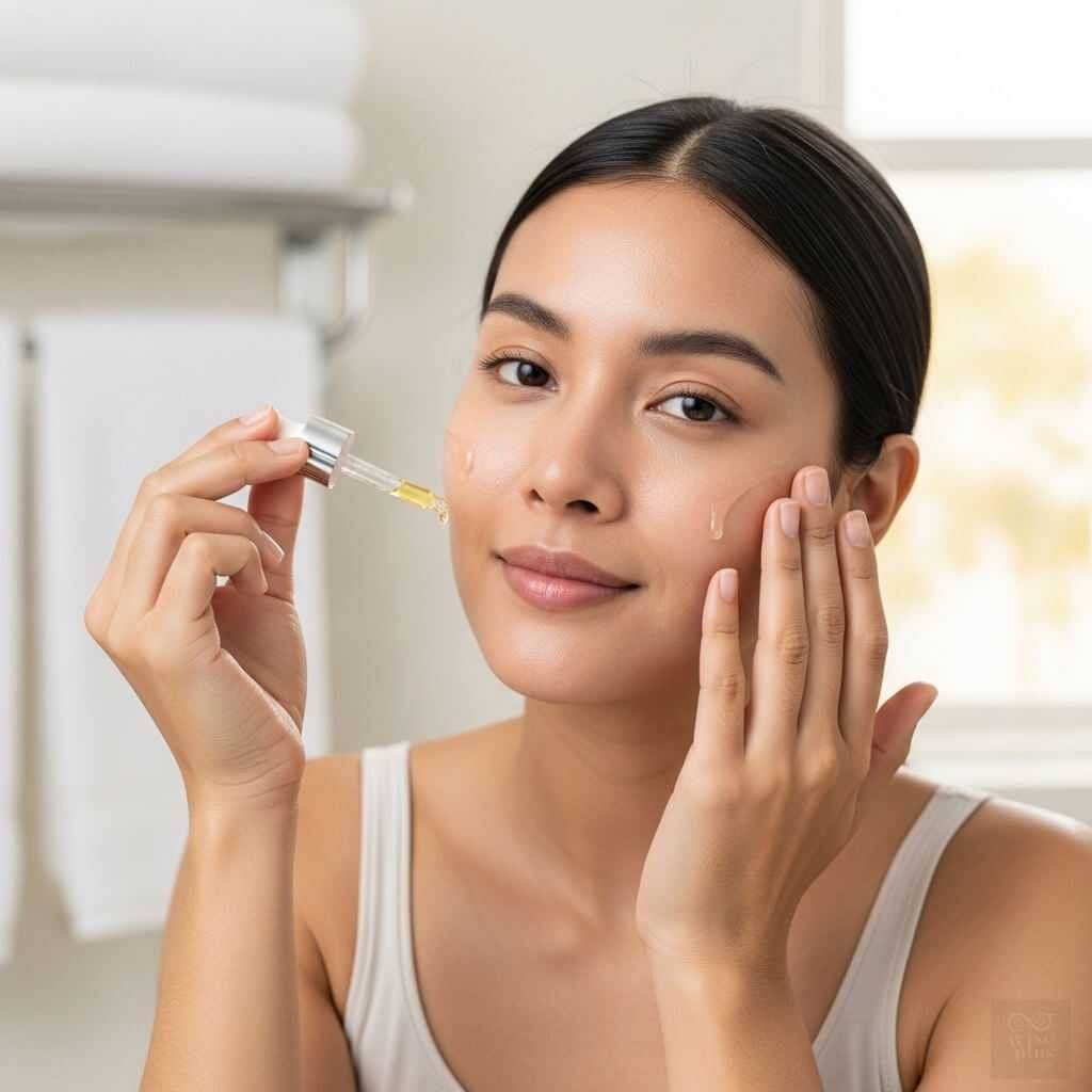 การใช้เซรั่ม Ascorbyl Glucoside กับผิวแพ้ง่ายเพื่อผิวสว่างใส