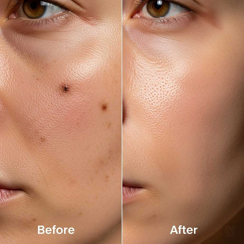 ผลลัพธ์การลดจุดด่างดำจากเปปไทด์ไวท์เทนนิ่งใน 4 สัปดาห์