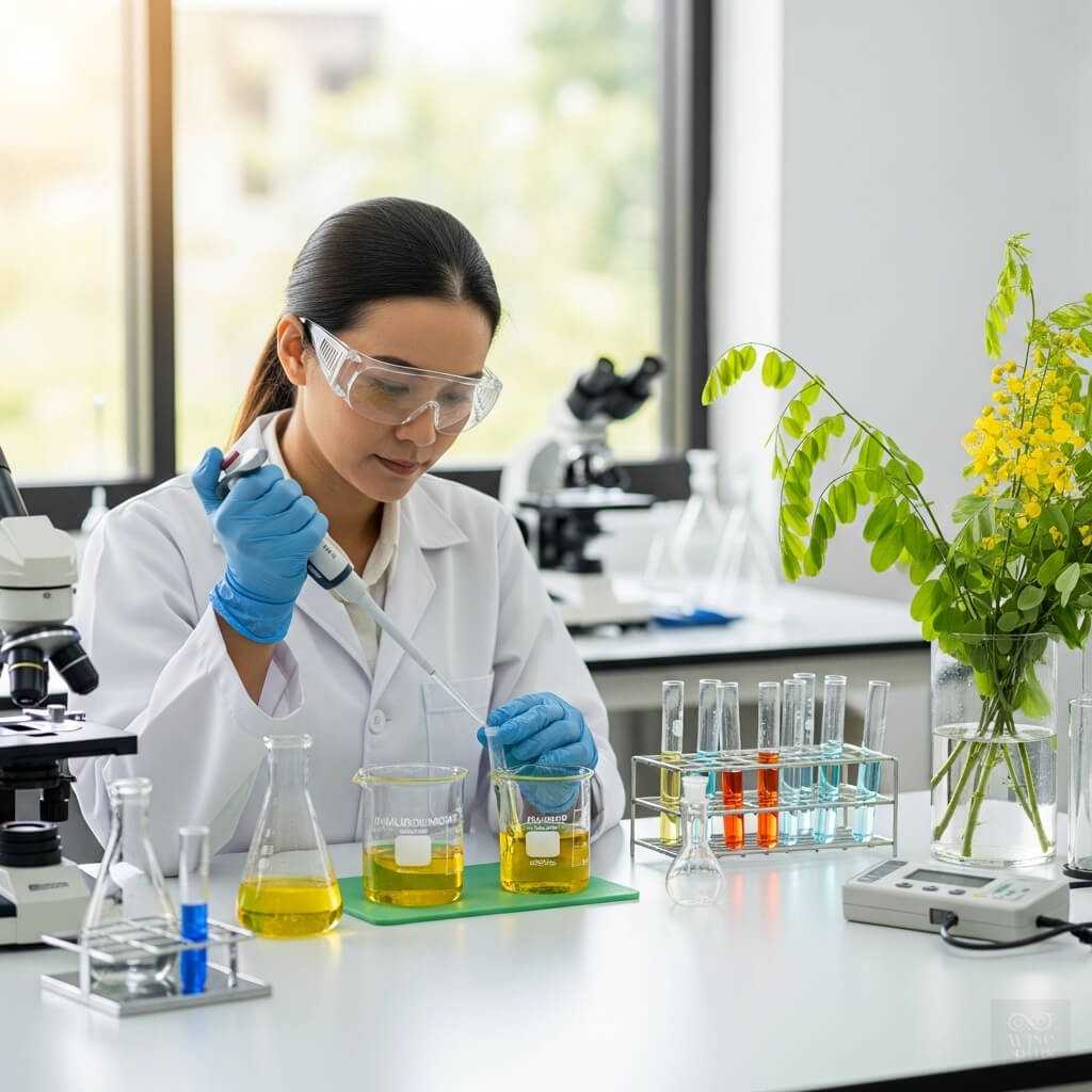 การทดสอบความชุ่มชื้นของ HYALUROSMOOTH ในห้องทดลอง