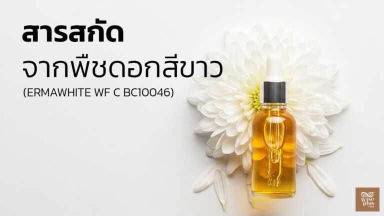 เซรั่มไวท์เทนนิ่งจากพืชดอกสีขาวช่วยลดจุดด่างดำอย่างอ่อนโยน