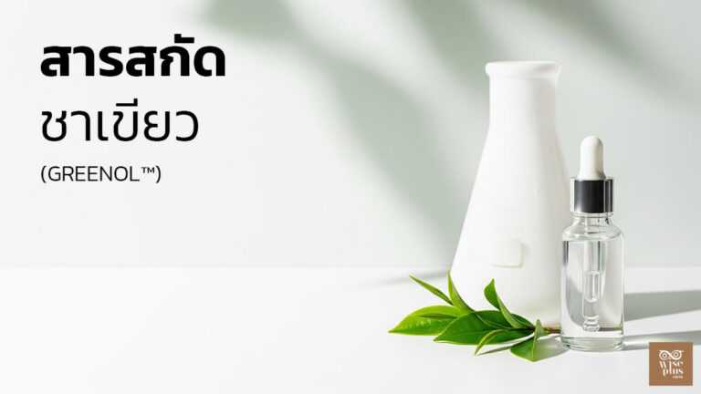 สารสกัดชาเขียว Greenol เพื่อลดสิวและควบคุมความมัน