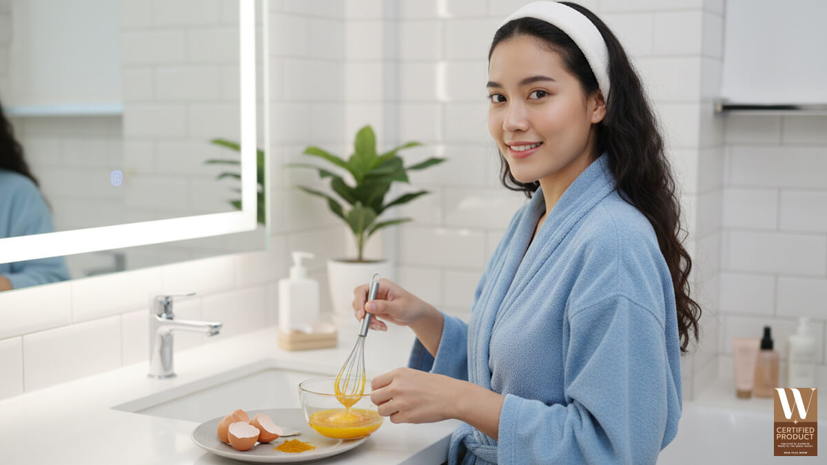 สูตรมาส์กหน้าจากไข่เพื่อบำรุงผิว