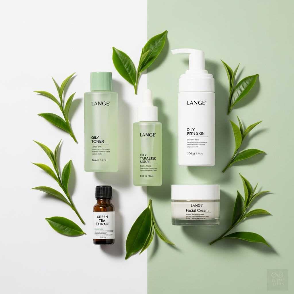 ผลิตภัณฑ์สกินแคร์ควบคุมความมันจากสารสกัดชาเขียว Greenol