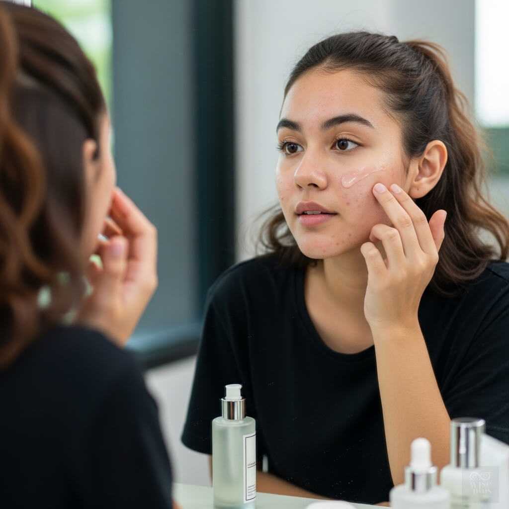 การใช้เซรั่มไชเท้าหมักเพื่อลดสิวและควบคุมความมัน