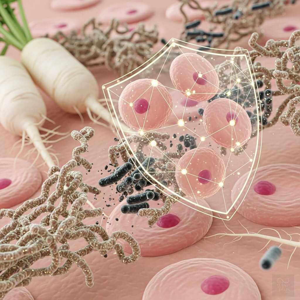 กลไกการยับยั้งแบคทีเรียสิวด้วยสารสกัดไชเท้าหมัก