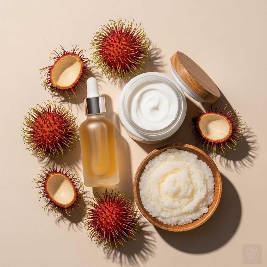 ผลิตภัณฑ์สกินแคร์ที่มีสารสกัดเปลือกเงาะ