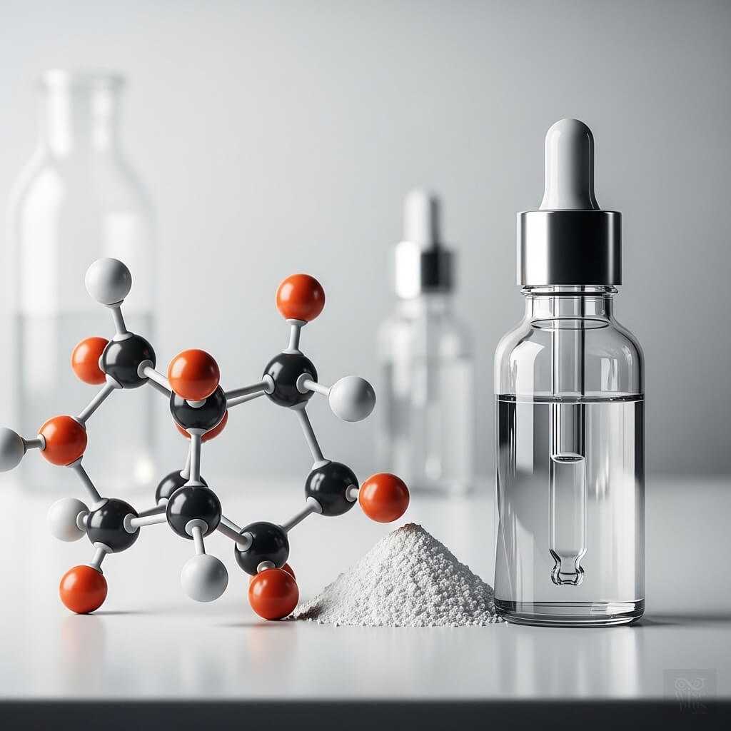 โครงสร้างสาร Niacinamide และแหล่งที่มาจากวิตามินบี 3