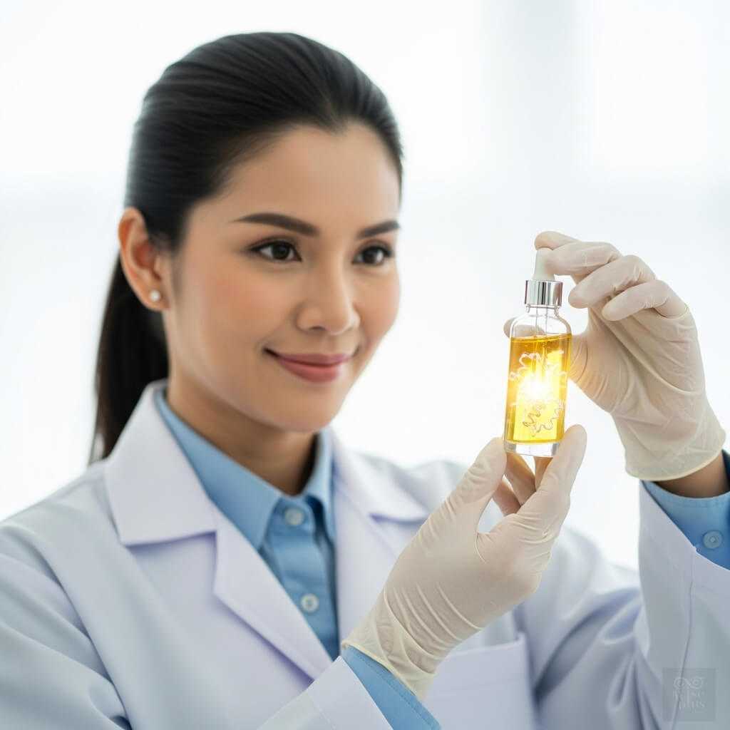 นักวิจัยแนะนำเซรั่มเปปไทด์เพื่อฟื้นฟูผิวแพ้ง่ายและขาวกระจ่างใส