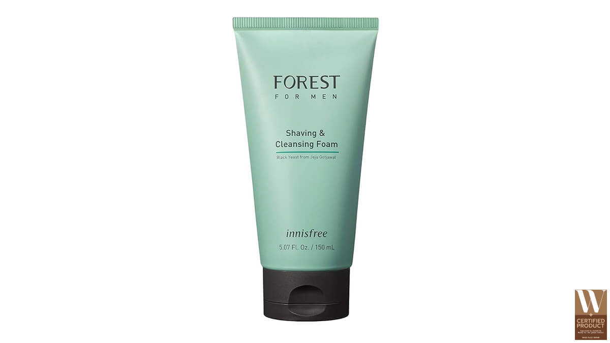 โฟมล้างหน้าผู้ชาย Innisfree Forest for Men Cleansing Foam สูตรทำความสะอาดผิวหน้าและดูแลผิวผู้ชาย