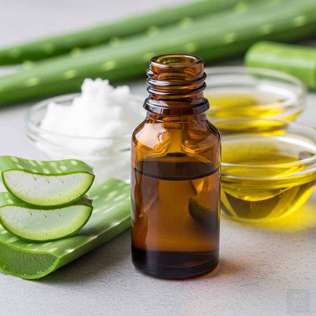 ข้อมูลสารสกัดว่านหางจระเข้และน้ำมันจากว่านหางจระเข้สำหรับบำรุงผิว