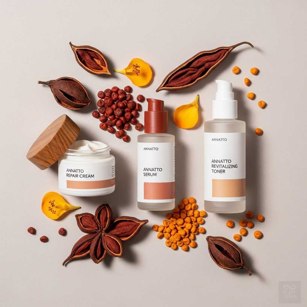 ผลิตภัณฑ์สกินแคร์ที่มีสารสกัดเมล็ดอันนาโต้ BIX’ Activ