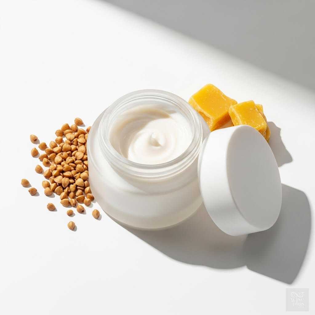 ครีมบำรุงผิวเสริมเกราะด้วย Buckwheat Wax