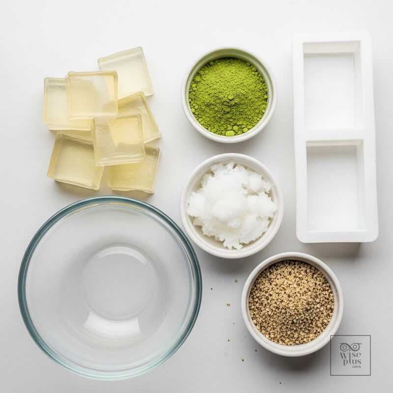 สูตร DIY สบู่สครับชาเขียวจากผงมัทฉะและน้ำมันมะพร้าว