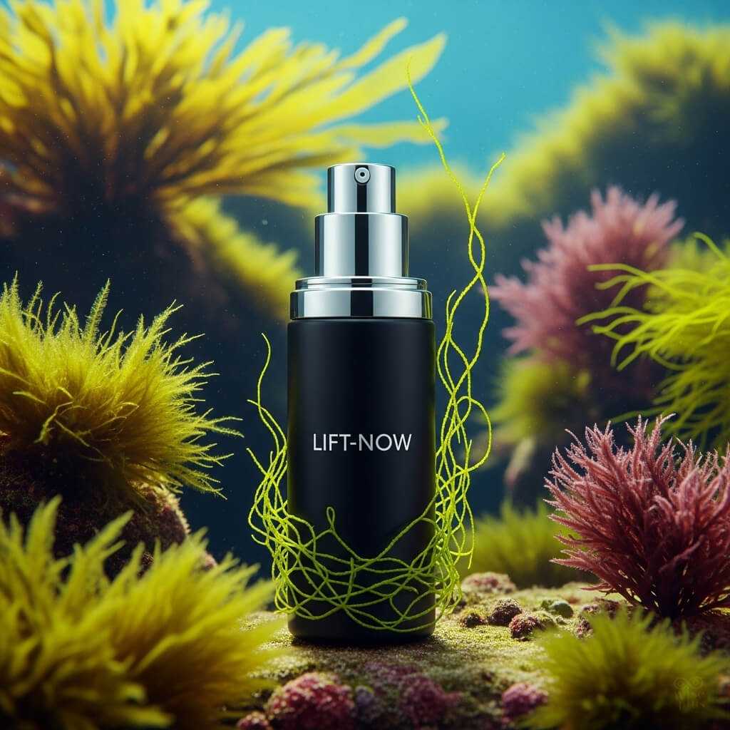 ขวดเซรั่ม Lift-Now สารสกัดสาหร่ายยกกระชับผิวในบรรยากาศใต้น้ำ