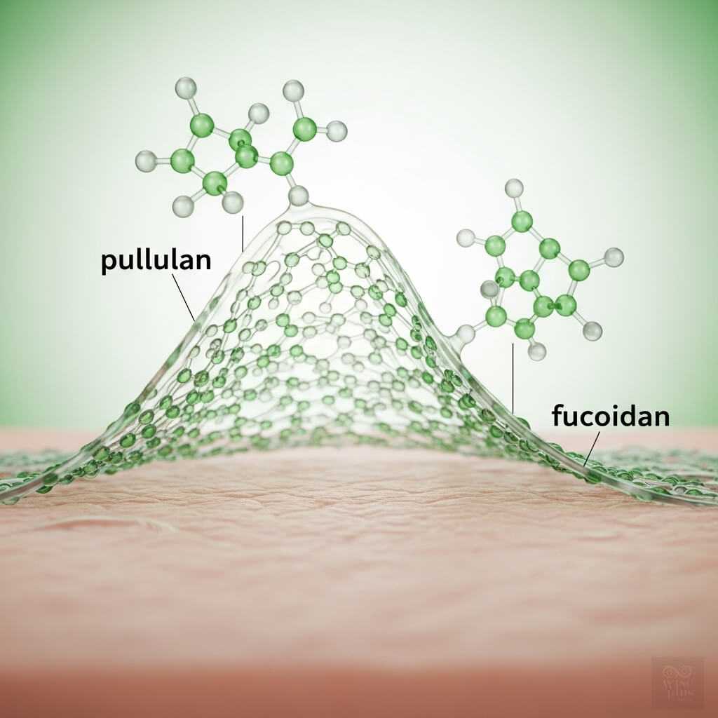 โครงสร้างโมเลกุลสาหร่าย Lift-Now และฟิล์มยกกระชับผิว