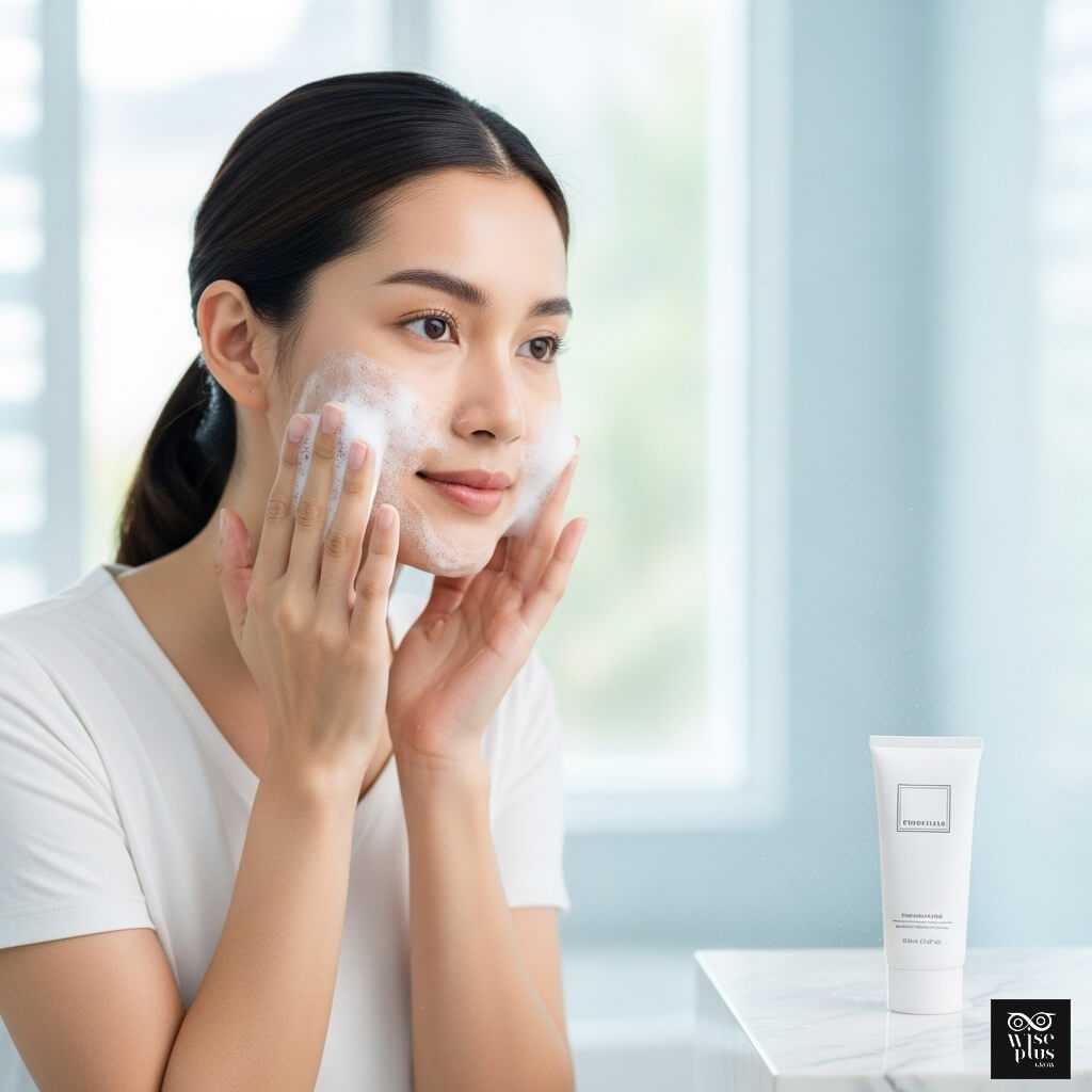 โฟมล้างหน้าสูตร LHA สำหรับผิวมันและสิวพร้อมผู้หญิงไทยผิวใส