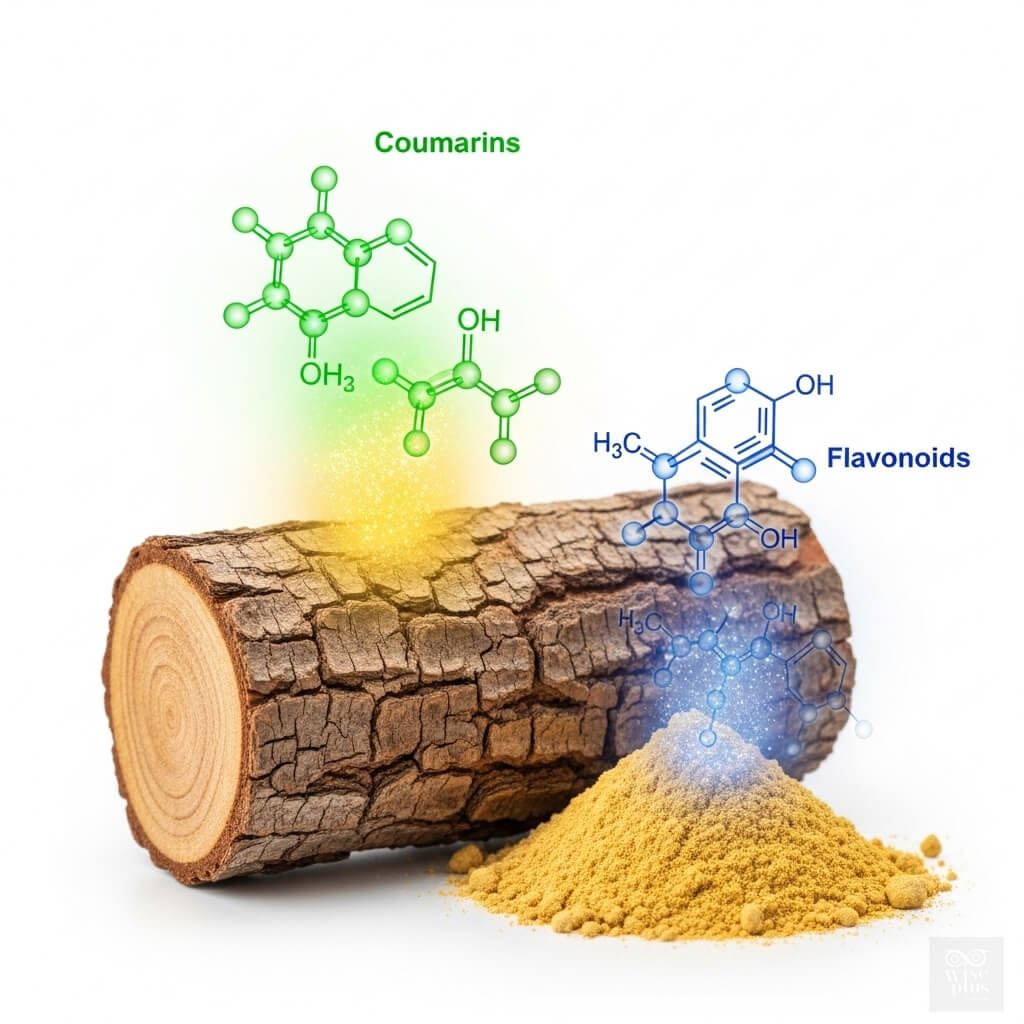 สารสำคัญในผงทานาคา เช่น Coumarins และ Flavonoids ที่มีประโยชน์ต่อผิว