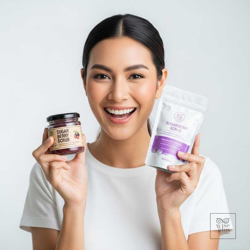 เปรียบเทียบสครับน้ำตาลเบอร์รี่กับสครับทั่วไป