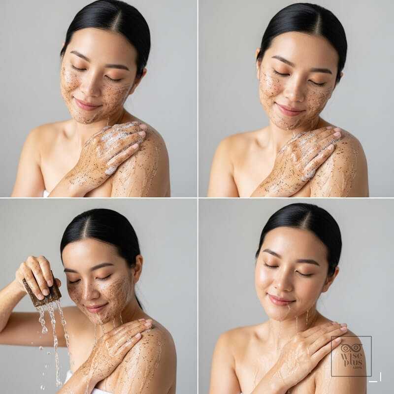 วิธีใช้สบู่สครับกาแฟเพื่อผลลัพธ์ที่ดีที่สุด