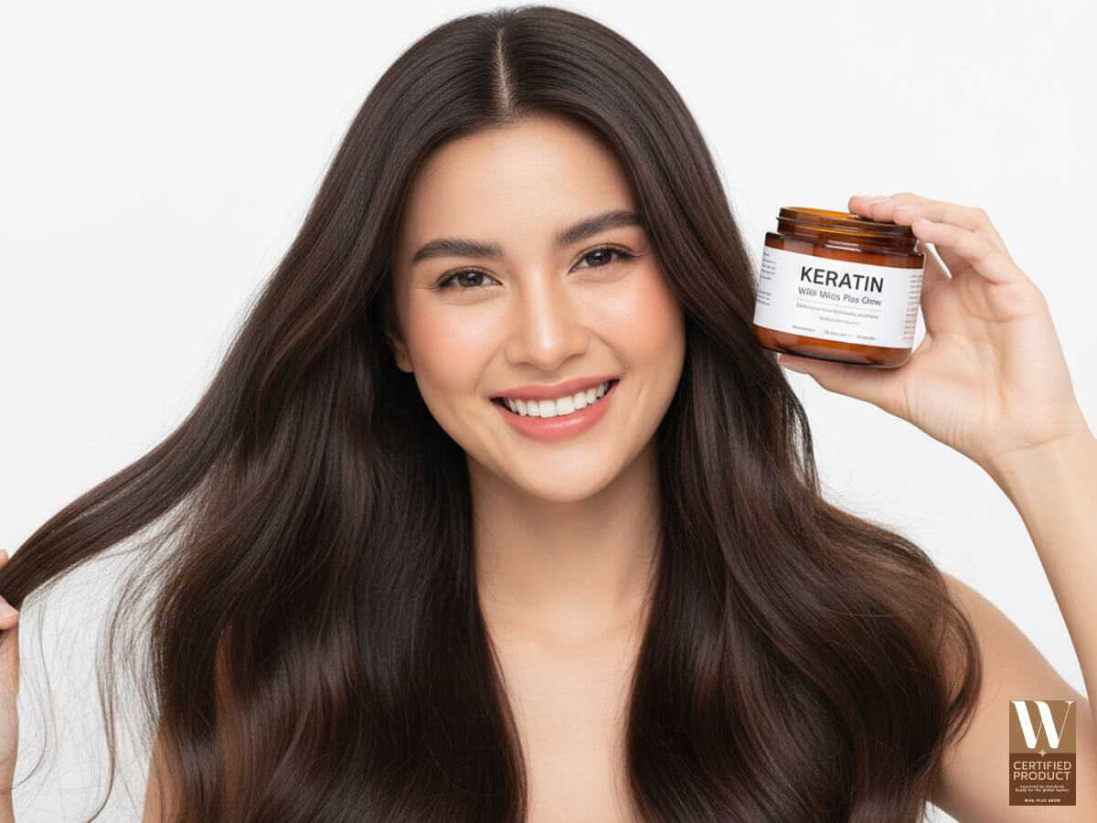 เคราตินหมักผมเพื่อบำรุงเส้นผม