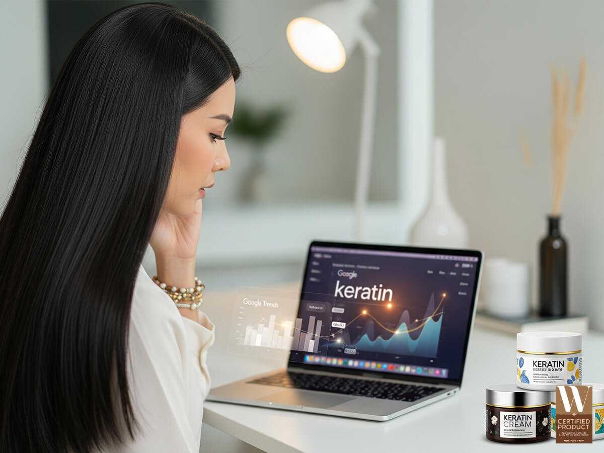 เทรนด์การค้นหาข้อมูลเคราตินและผลิตภัณฑ์เคราติน